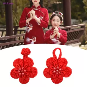 Woke Handmade May Dây Sườn Xám Nút Đóng Nút DIY Trang Trí Quần Áo Truyền Thống Trung Quốc May Accesso