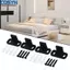 <cosyh>Shock Stoppers Sliding Rail 4.5*2cm 4PCS Barn Door Black Expansion Plugs