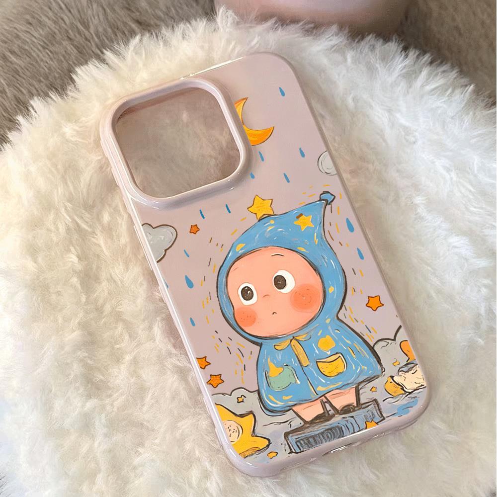 Chữa bệnh búp bê dán cho iPhone17promax trường hợp 161514plus 3 trong 1 bezel 131121