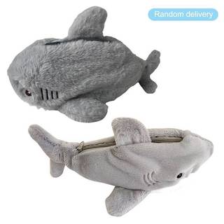 Hộp đựng bút chì cá mập sang trọng dễ thương DIAPER & CORED, Túi đựng mỹ phẩm & bút dung tích lớn cho văn phòng trường học YTH