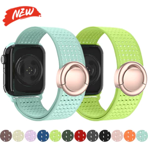 Dây đeo bện Nylon cho Apple Watch Series 11 / 10 42 46mm Ultra3 / 2 / 1 49mm 38 40 41 42 44 45mm 9 8 7 6 SE3 / 2