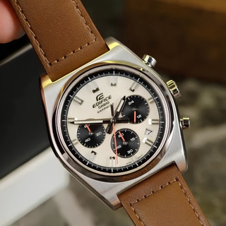 Đồng hồ nam dây da Casio Edifice EFB-730L-7AVUDF Kính Sapphire - Chống nước 100m | Edifice EFB-730L-7A