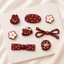 Set Charm Đỏ Cherry Hello Kitty & Thỏ Mini 🍒🎀 Charm Nơ Đỏ Ngọt Ngào Style Vintage Cute Hàn Quốc ✨