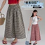 Bé Gái Kiểm Tra Quần Thẳng Mùa Hè Vải Lanh Cotton Mỏng Quần 90-170 Size 9CXZ