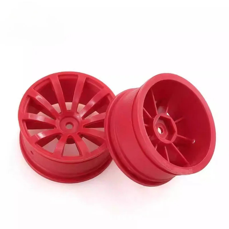 4 52mm 12mm Lục Giác 1 / 10 RC Trên Đường Trôi Đua Xe Ô Tô Bánh Xe Nhựa Vành Bánh Xe Trung Tâm Cho Tamiya XV02 Kyosho HSP HPI Sakura Trxs RedCat