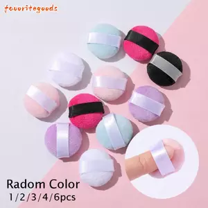 FAVORITEGOODS Ngón Tay Puff, Kem Che Khuyết Điểm Kích Thước Mini Crystal Velvet, Đệm Mỹ Phẩm Chuyên Nghiệp Màu Sắc Ngẫu Nhiên Trang Điểm Dụng Cụ Làm Đẹp Chi Tiết Trang Điểm