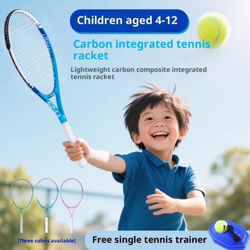 MUQV 1 Cái 21Inch Vợt Tennis Nhẹ Người Mới Bắt Đầu 3-12 Tuổi Tennis Raet Cho Trẻ Em Trẻ Sơ Sinh Trò Chơi Thể Thao Ngoài Trời n