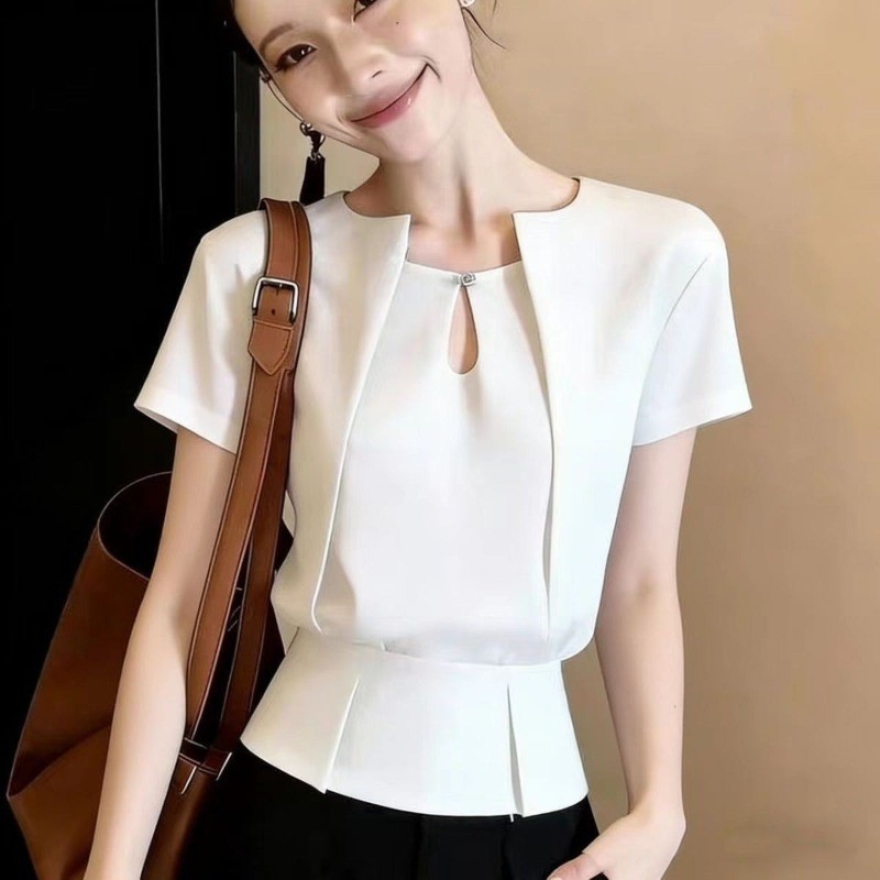 Áo sơ mi thiết kế cao cấp giản dị thời trang mới mùa hè dành cho nữ