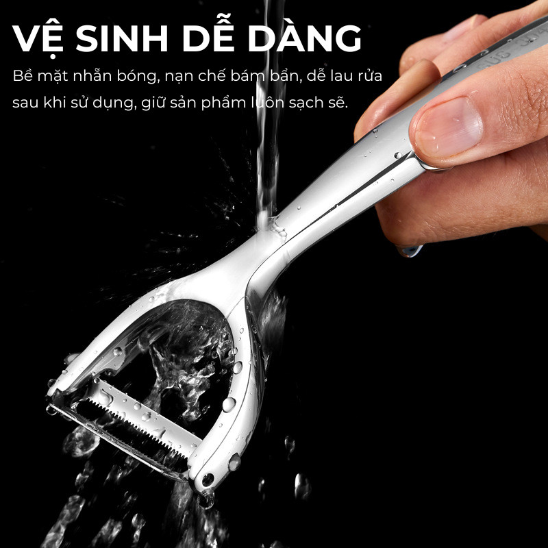 Dụng Cụ Gọt Vỏ Đa Năng Hợp Kim Kẽm Cao Cấp - Dao Gọt Rau Củ Quả Đa Năng Sắc Bén Bền Đẹp | 389