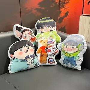 Gối Hình Đặc Biệt Hoạt Hình Tùy Chỉnh Hàng Hóa Văn Hóa Sáng Tạo Q Phiên Bản Avatar Bộ Hoàn Chỉnh Thiết Kế Miễn Phí Gối Vải Búp Bê