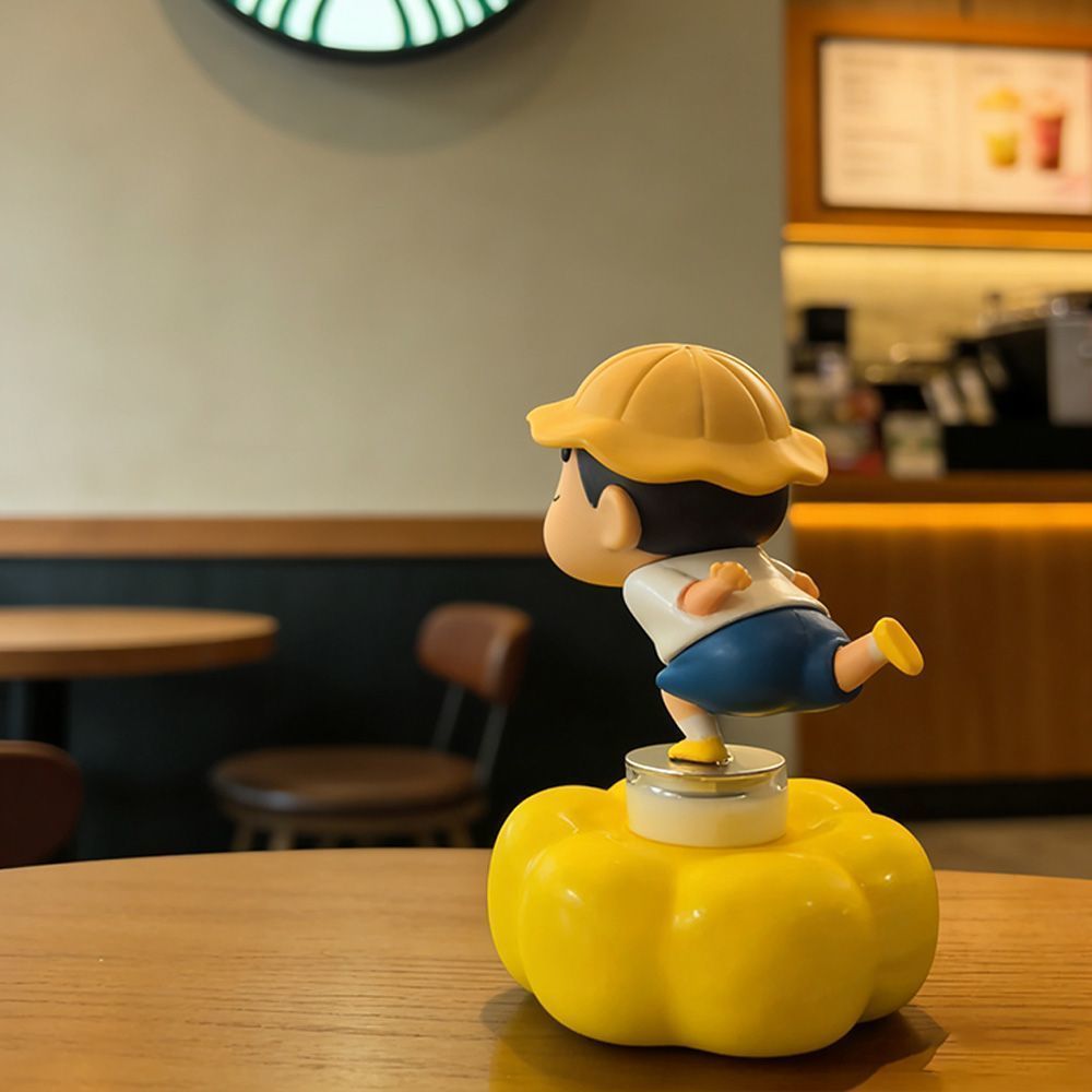 Shin-chan Đa Năng, Xoay 360° Trang Trí Xe & Bàn, Đồ Chơi Handmade Anime, Món Quà Tặng Ý Nghĩa Cho Bạn Bè