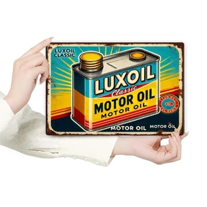 CIFbuy Vintage Kim Loại Tín Hiệu Retro Động Cơ Dầu Quảng Cáo Nghệ Thuật Treo Tường Cho Nhà Để Xe Thanh Quán Rượu Trang Trí