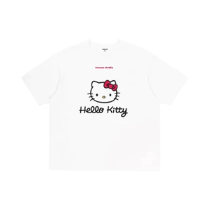 （Giao hàng 24h）Angela Áo Thun Hello Kitty Local Brand 00% Cotton Unisex T-shirt Oversized Premium White T-shirt