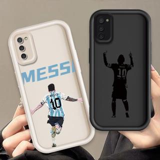 Ốp Lưng Cho Samsung A02S A03S Phim Hoạt Hình Silicon Mềm Đáng Yêu Ốp lưng TPU NO.10 Messi Bóng Đá Sinh Viên Mắt Thiên Thần Chống Sốc Ốp Lưng
