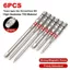 Bộ tuốc nơ vít điện THEGIRL8B 3 / 6 CÁI, đầu lô chống trượt có độ cứng cao, từ tính mạnh có dấu hiệu 65mm 100mm Mũi tuốc nơ vít chuôi lục giác cho máy khoan tác động