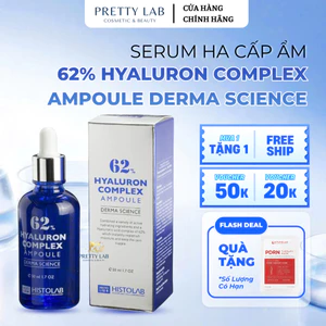 Serum HA HISTOLAB 62% Hyaluron Complex Ampoule Cấp Ẩm & Hỗ Trợ Phục Hồi Da 50ml