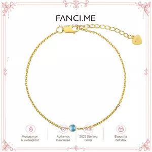 FANCIME Vòng tay Topaz đá sinh tháng 11 tinh tế