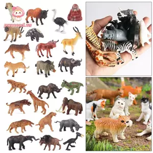 PWSSEND 12 Chiếc Mô Phỏng Hình Động Vật Đại Dương, Nhân Vật Đồ Chơi Chó Mèo Bộ Mô Hình Động Vật, Bộ Quà Tặng Trẻ Em Côn Trùng Mini Mô Hình Sinh Vật Biển Mô Hình Động Vật Hoang Dã Đồ Chơi Trẻ Em