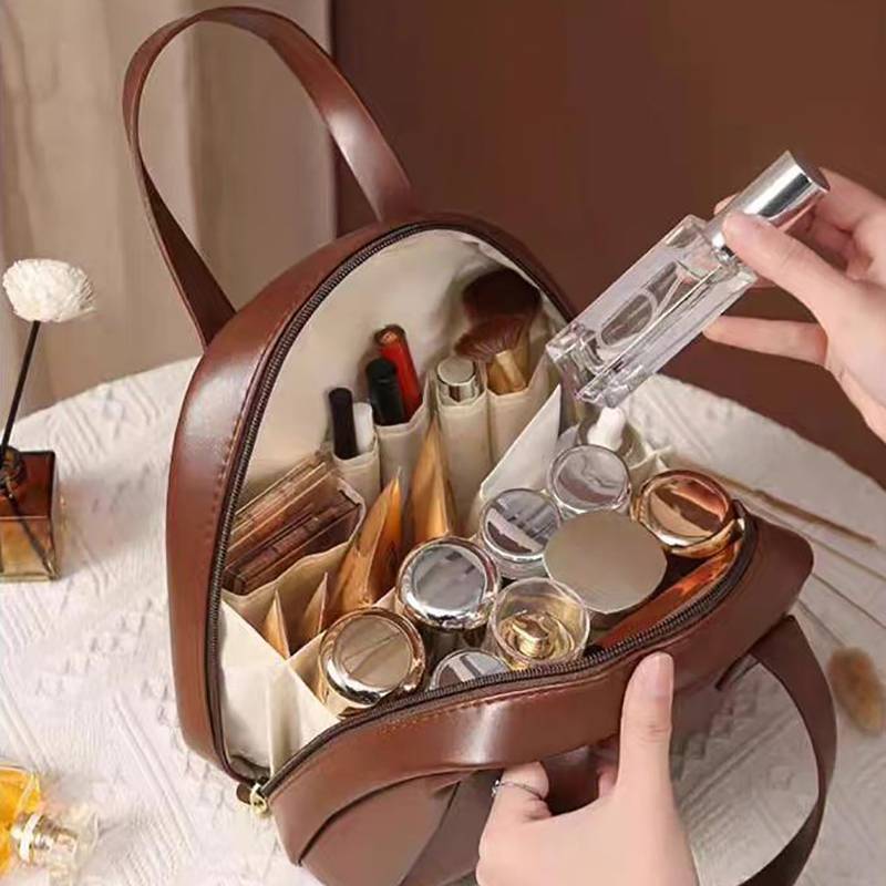 [DCP] Túi đựng đồ trang điểm xách tay Dung tích lớn Túi đựng mỹ phẩm du lịch có khóa kéo bền [VN]