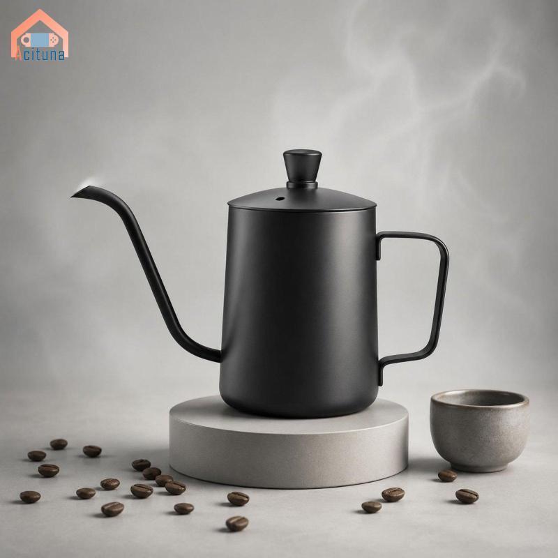 Acutuna Tối Giản Bằng Tay Pha Cà Phê Ấm Siêu Tốc Bằng Thép Không Gỉ Cổ Ngỗng Vòi Nồi Đổ Và Pha Trà