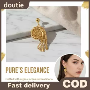 Doutie Bohemian Thời Trang Vỏ Biển Bông Tai Nữ Đi Biển Mùa Hè Trang Sức Quyến Rũ Mặt Dây Chuyền Theo Chủ Đề Đại Dương Cho Ngày Lễ Quà Tặng VN