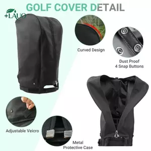 Springevenstar Vỏ che mưa cho túi gậy golf chống bụi, bảo vệ bộ gậy, dùng cho túi golf và xe đẩy đứng Springevenstar