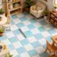 SSVN 10 Chiếc Gạch Sàn Gỗ Mini Cho 1: 12 Nhà Búp Bê Vuông Nối Phòng Mô Phỏng DIY Lắp Ráp Phụ Kiện Trang Trí Nhà.