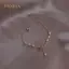 PNPIA- Thời Trang Tính Khí Pha Lê Nơ Pendent Charm Vòng Tay Lắc Tay Cho Nữ Hợp Thời Trang Trang Trang Sức Quà Tặng Đảng