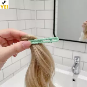 < YEI > 10 Kẹp Tóc Chống Trơn Trượt Đầy Màu Sắc Matte Thiết Kế Sóng Kẹp Tóc Phụ Kiện Tạo Kiểu Mũ Barrettes Dễ Thương Để Trang Điểm Hàng Ngày Du Lịch Mới