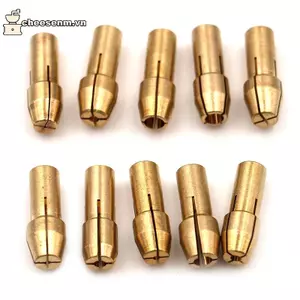 Cheenm 10 Cái Máy khoan đồng thau chu collet bit 0,5-3,2mm 4.8mm cho dụng cụ quay VN