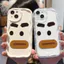 Ốp Lưng Cho Realme C65 C63 C55 C53 C51 C35 C30 C21Y C25 C25S C20 C15 C12 C11 5 5S 5i 6i Note 50 Narzo 20 30A Kem Vồng Cong Cạnh Họa Tiết Ngộ nghĩnh Mặt NYK261