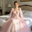 Áo choàng cưới cho cô dâu Hoa vải tuyn Cape Veil Chiều dài sàn Veil Áo choàng cho váy cưới