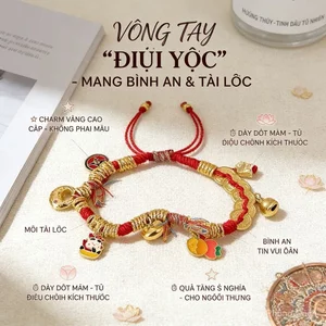 Vòng Tay Quà Tặng Cao Cấp - Phong cách Trung Quốc retro may mắn, thiết kế độc đáo | Cho người thân, bạn bè