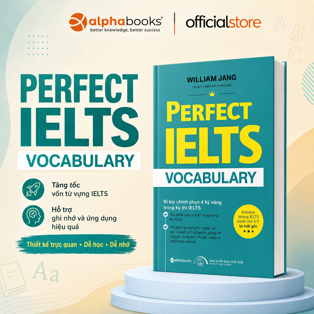 Sách - Perfect Ielts Vocabulary - William Jang (Gamma Books) | Shopee ...