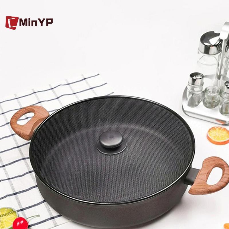 CMinYP Splatter Màn Hình Chống Mỡ Chảo Chiên Dầu Bắn Bảo Vệ Nắp Lưới Mịn Bắn Bảo Vệ Nắp Nắp Dụng Cụ Nhà Bếp Vinh Quang