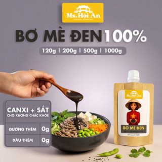 Bơ Mè Đen Tahini 100% Ms. Hoi An - Không Đường Không Dầu - Bổ Sung Canxi Eat Clean