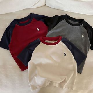 Quần Áo Trẻ Em Cotton Áo Thun Tay Ngắn 2026 Thời Trang Mới Đơn Giản Bé Trai Bé Gái Áo Bé Mùa Hè