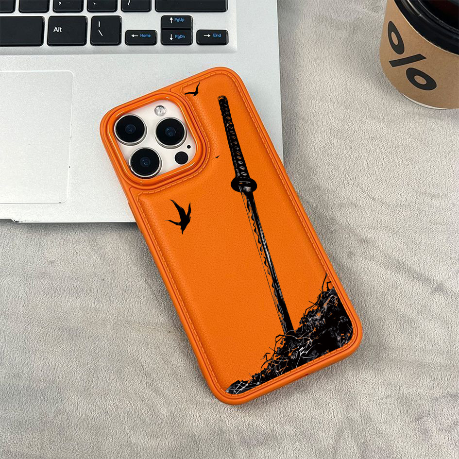 Hình bóng kiếm Samurai cho iPhone 17/16 Pro