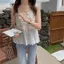 Áo yếm thêu không tay kiểu Bohemian