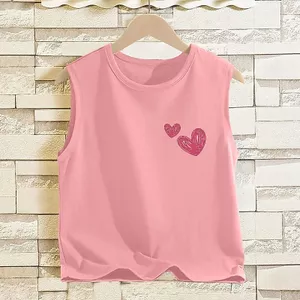 Áo Sơ Mi Trẻ Em In Hình Trái Tim Trang Phục Hàng Ngày Đơn Giản Cho Bé Trai Bé Gái Đi Học Cuộc Sống Thường Ngày
