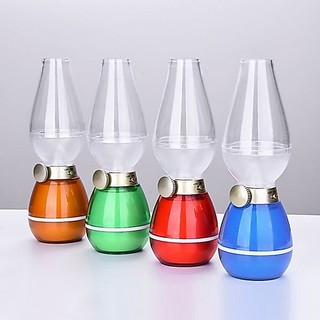 Đèn Thần Thổi 1 Cái Là Sáng Thổi thêm cái nữa Là Tắt Pin Sạc Đèn Thờ Cúng Ban Thờ (hàng tốt)