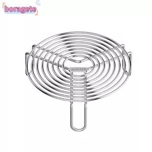 Giá hấp BORAGETE, Khay hấp nồi bằng thép không gỉ 304 tròn, Giá đỡ khay Bánh bao đa năng Trứng nướng Phụ kiện nhà bếp