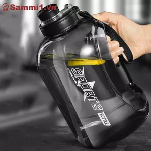 ZK 2800ML Bình Nước Thể Thao Dung Tích Lớn Tập Gym Thể Dục Ấm Siêu Tốc Cốc Nước Miệng Lớn Có Ống Hút Tay Cầm Ngoài Trời Bình Lớn VN