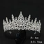 Cô Dâu Mũ Pha Lê Trắng Thái Công Chúa Đầu Zircon Cưới Phụ Kiện Tóc Phụ Kiện Cưới Mùa 093Q