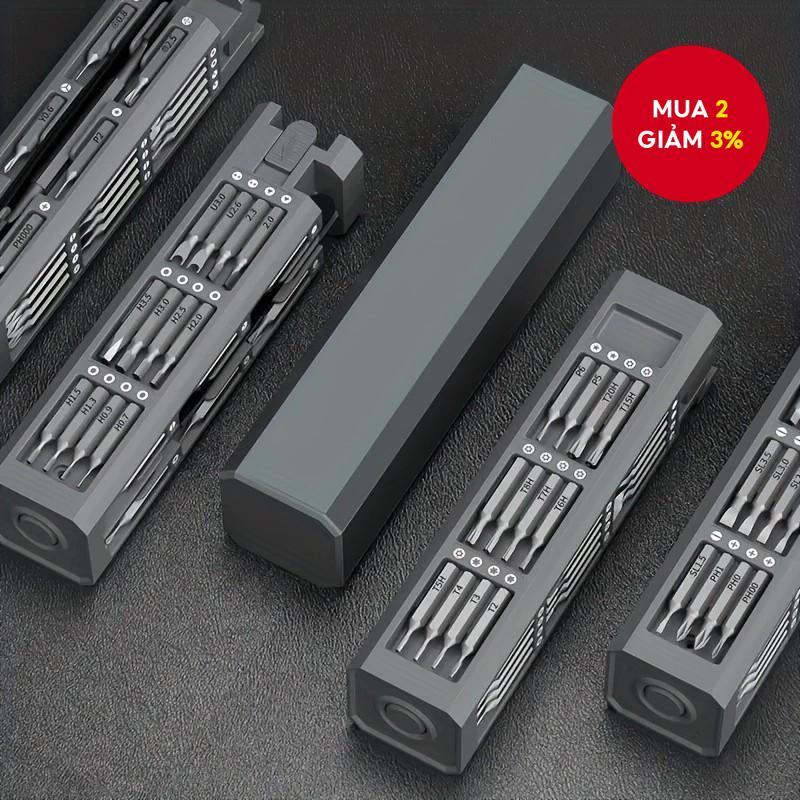 Một Bộ Tua Vít Từ Tính Chính Xác 44 Trong 1, Bộ Dụng Cụ Sửa Chữa Tay Cầm Hợp Kim Nhôm Cho Điện Tử Máy Tính Và Kính Mắt | BigBuy360 - bigbuy360.vn
