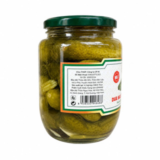 Dưa chuột bao tử dầm dấm AI, dưa chuột bao tử muối, ăn kèm salad, đồ nướng