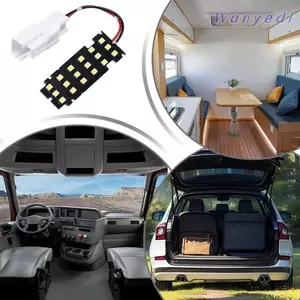 WANYEDI Trunk Cargo LED Light, Đèn LED ổn định phát sáng không rộng, Đèn đọc sách siêu sáng Lắp đặt dễ dàng Đèn nội thất ô tô Phụ kiện xe cắm trại