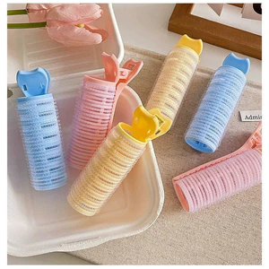 Bangs Uốn Ống Nữ Đầu Tóc Lông Tơ Mũ Đội Đầu Lười Uốn Đầu Trước Nổ Tạo Kiểu Kẹp WKPA