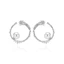 Thời Trang Mới Zircon Tua Rua Hoa Ánh Sáng Sang Trọng Bông Tai Thanh Lịch