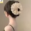 < YEI > Kẹp Vuốt Tóc Ren Hoa Cho Nữ Bé Gái Chic Barrette Giữ An Toàn Kẹp Tóc Cho Tiệc Cưới Và Làm Việc Mới